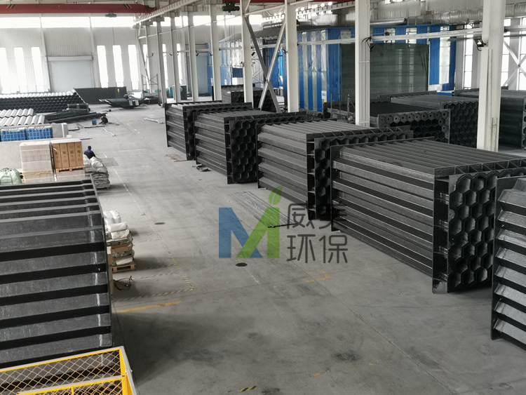 20萬發(fā)濕式靜電除塵器生產(chǎn)完畢