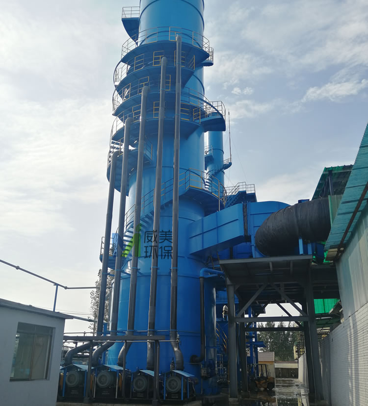 脫硫塔是煙氣脫硫系統(tǒng)的核心，主要包括脫硫塔及循環(huán)系統(tǒng)、除霧器及噴淋系統(tǒng)、曝氣系統(tǒng)。