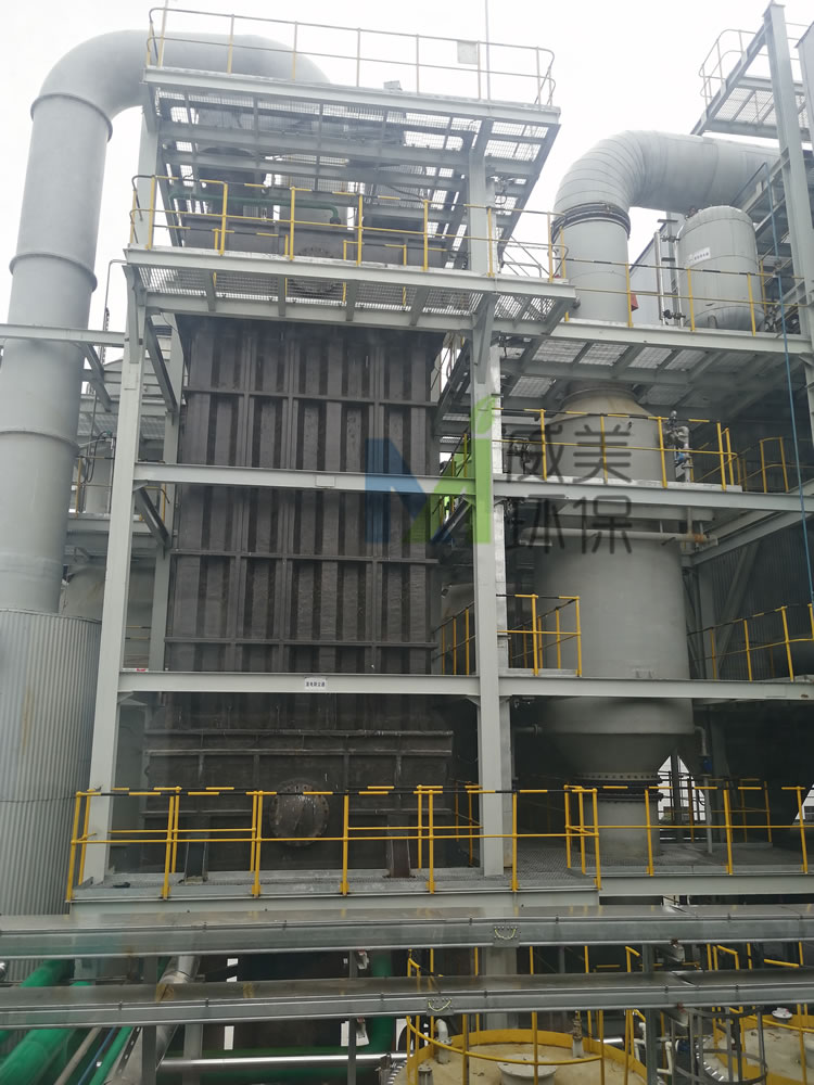 威美環(huán)保濕電除塵器在枝江危廢焚燒尾氣凈化處理項目達標運行