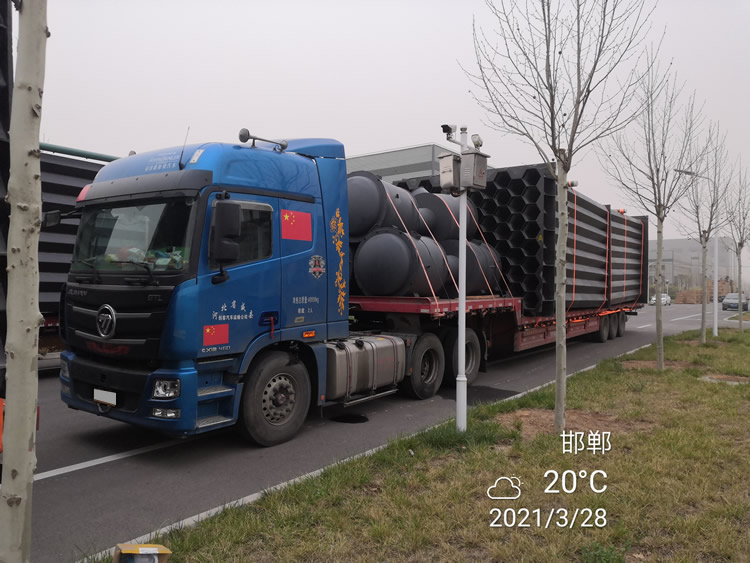 河北威美環(huán)保四川黃磷濕式電除塵器項(xiàng)目開(kāi)始發(fā)貨